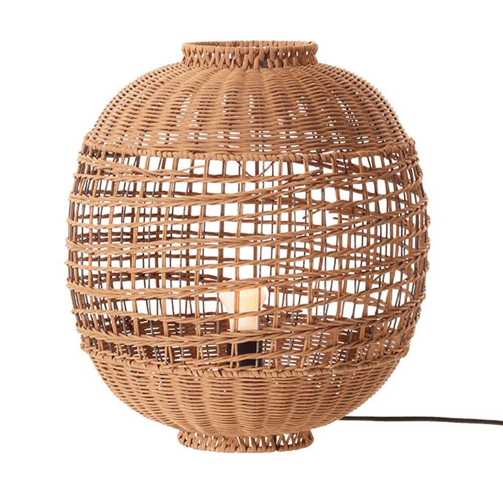Lumisky - Lampe de table intérieur ESMA Beige Rotin H42CM - Imagen 1