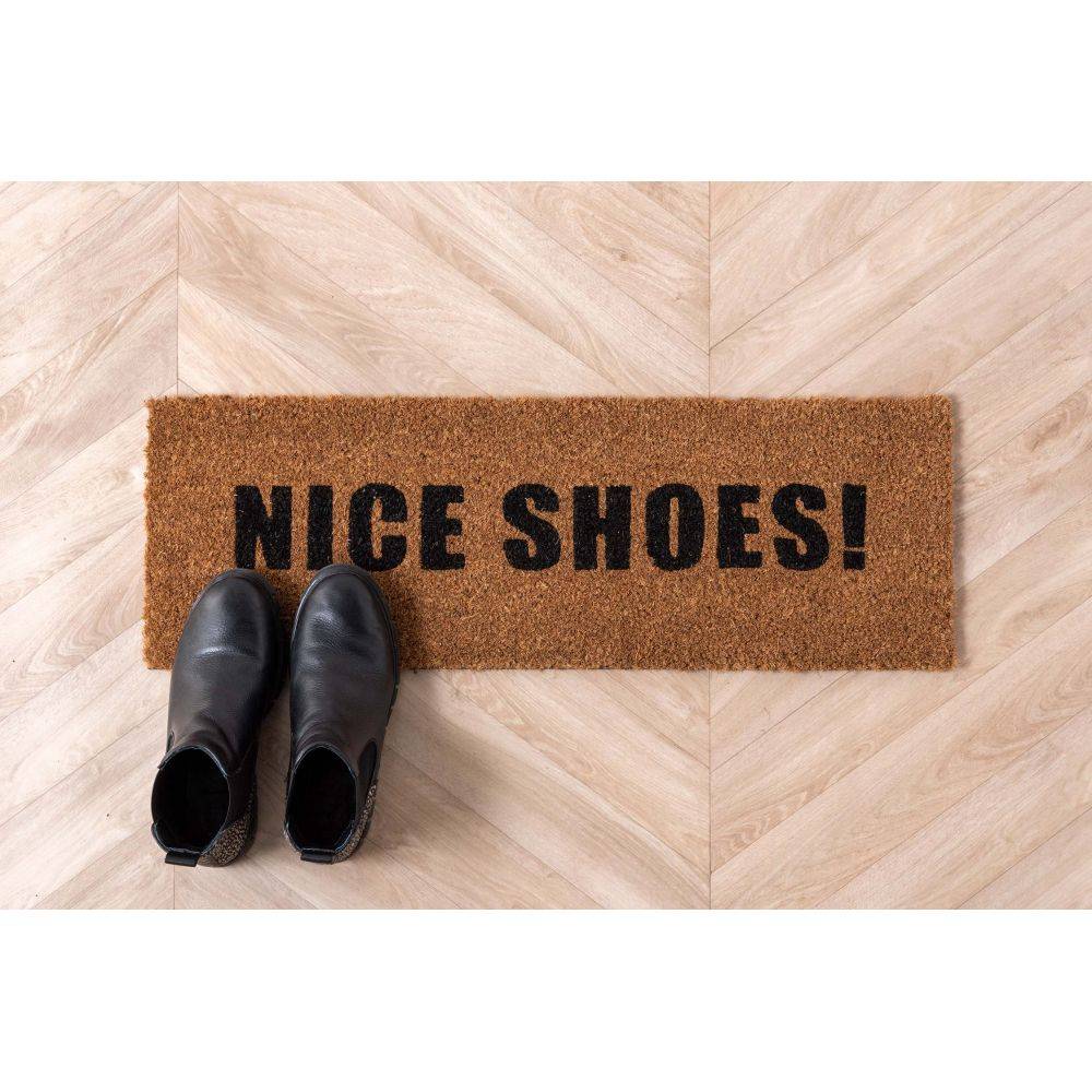 Pt Living - Paillasson en fibres de coco Nice Shoes Noir - Imagen 3