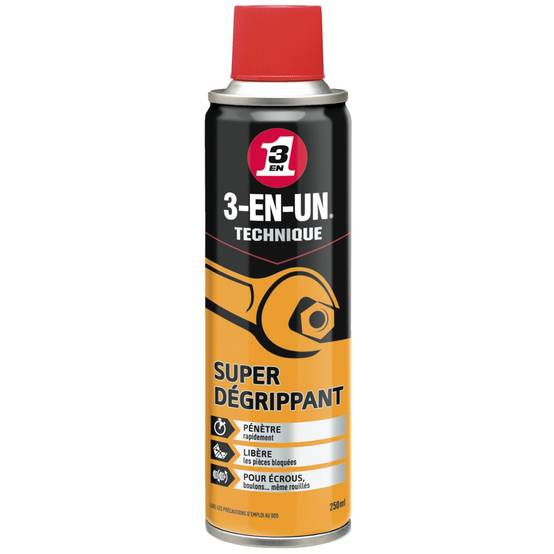 Bombe super dégrippant 3 en 1 aérosol 250ml - Image 1