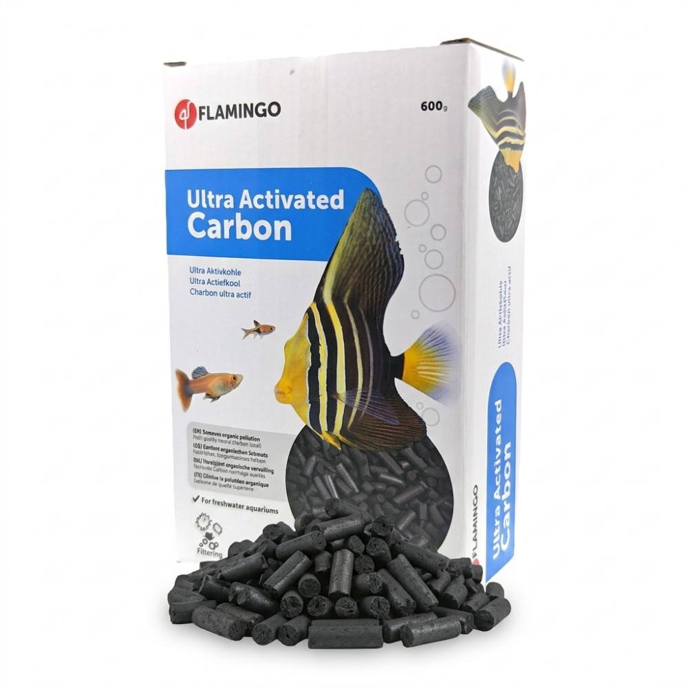Flamingo - Charbon Actif Ultra-Actif en Pellets 600 g pour Aquarium - Image 1