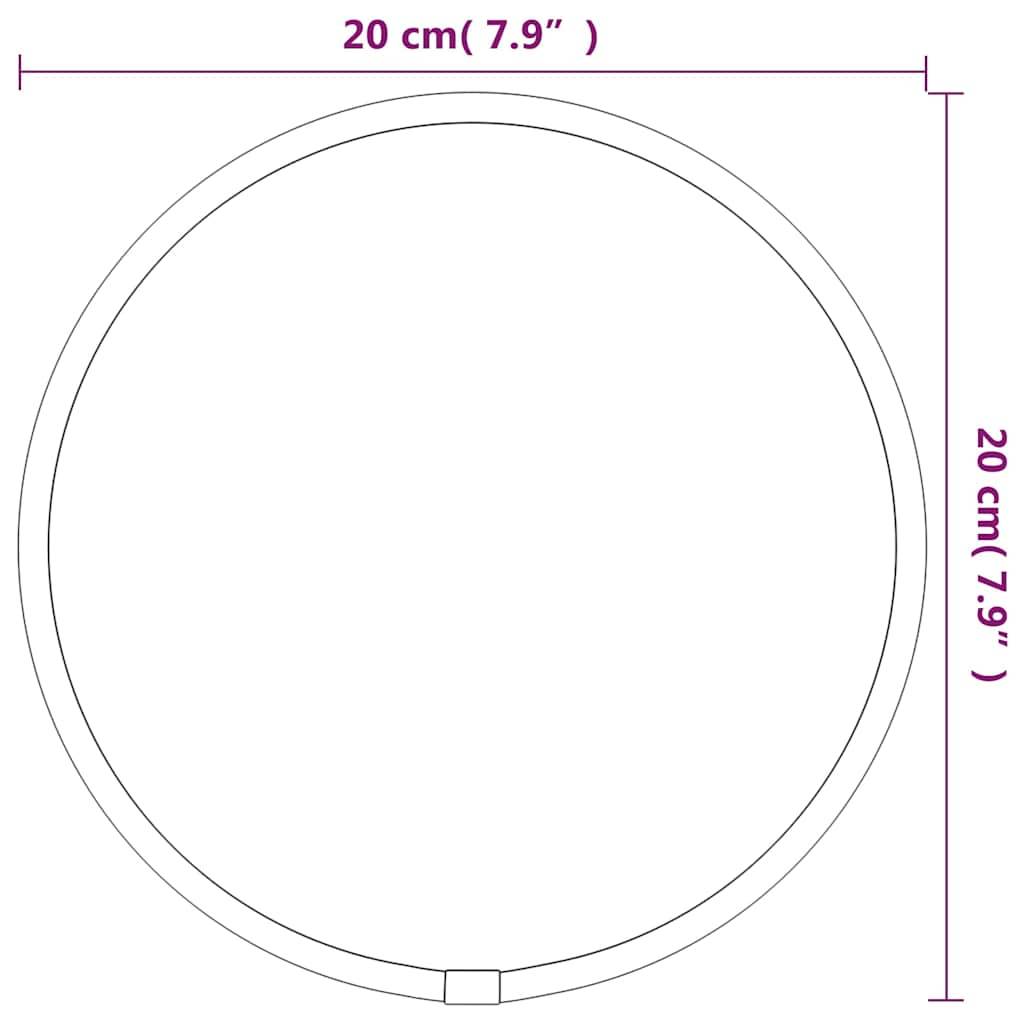 Maison Chic - Miroir mural Doré Ø 20 cm Rond Maison Chic - Image 6
