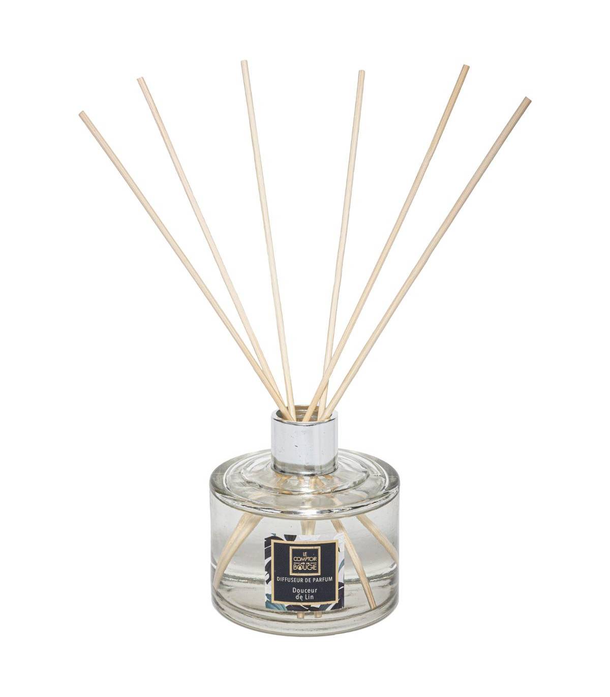 Diffuseur de parfum Douceur de lin 200 ml avec 6 Bâtonnets - Imagen 1