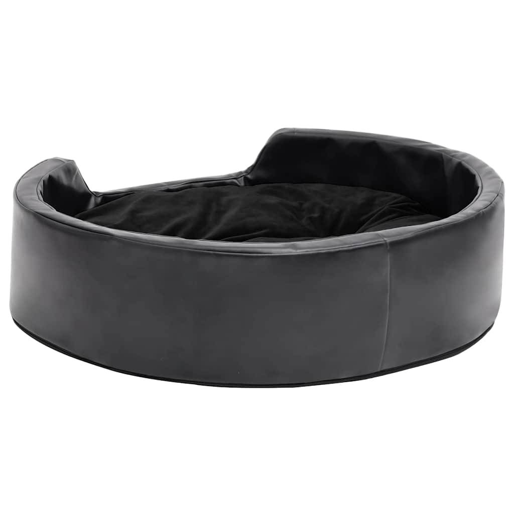 Vidaxl - Lit pour chiens Noir 69x59x19 cm Peluche et similicuir vidaXL 171261 - Imagen 6