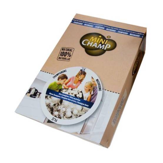 mini champ - Kit culture champignons de Paris Blanc Minichamp 7.5 litres