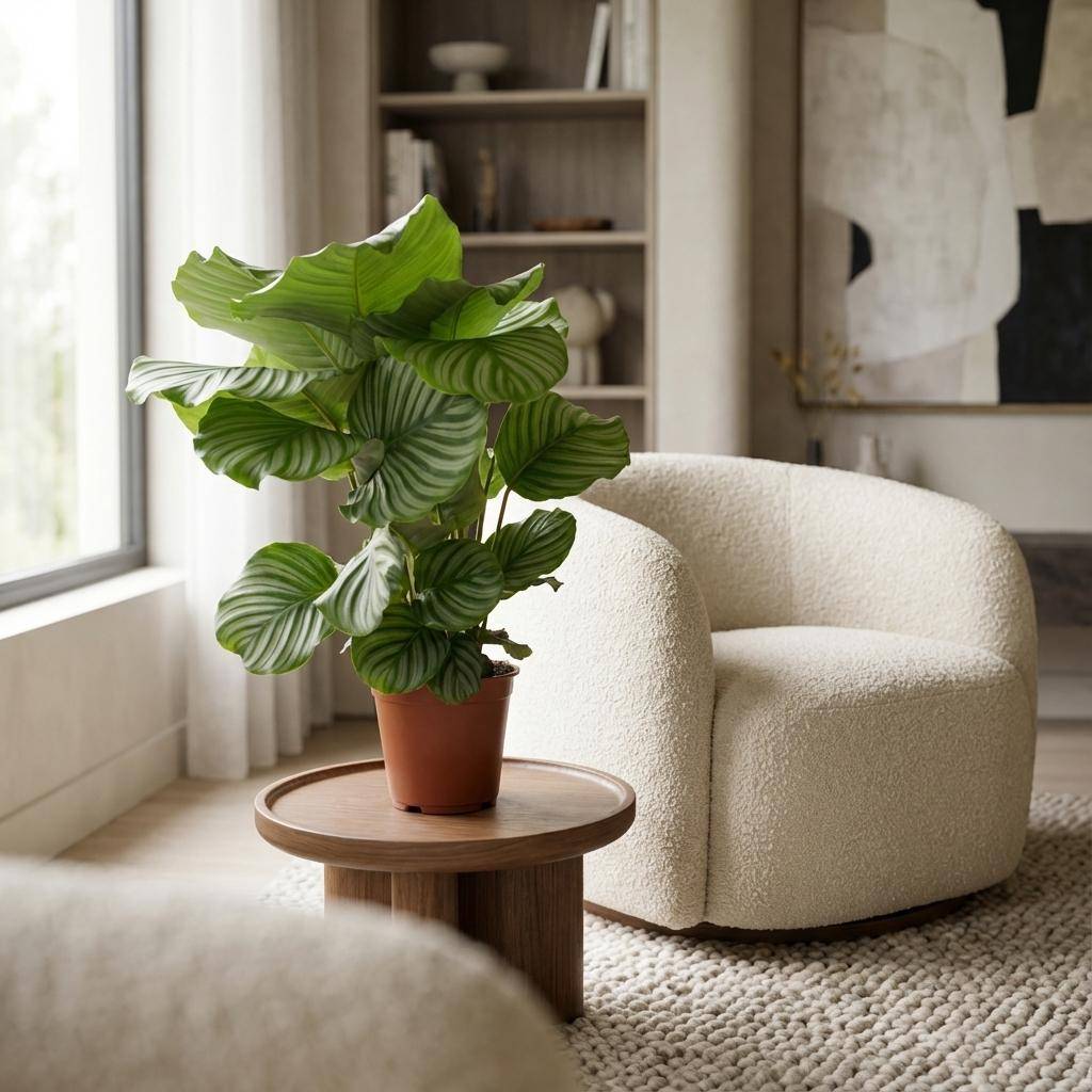 La Green Touch - Calathea Orbifolia - D17 H50cm - Image 1