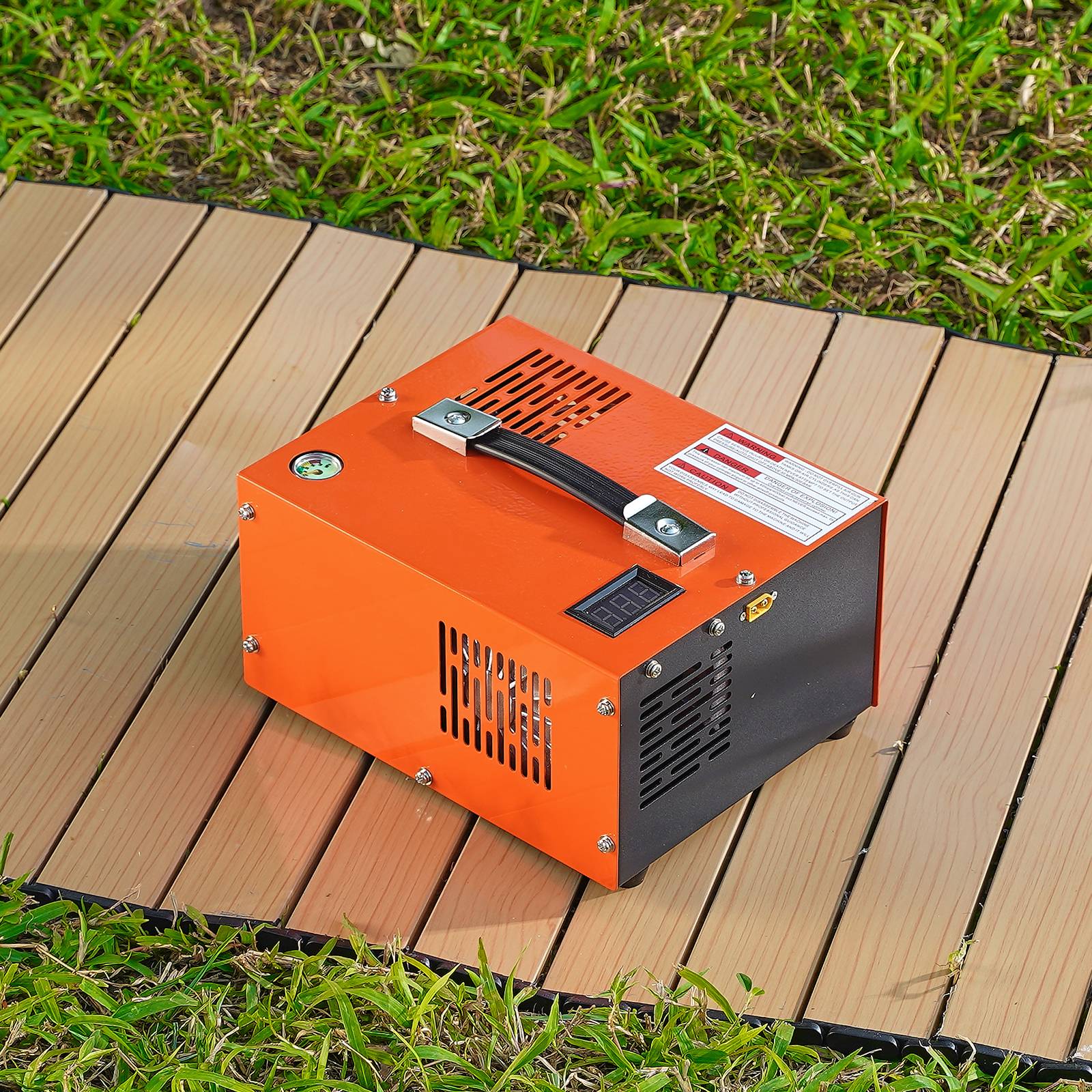 VEVOR Compresseur PCP portable 30 MPa avec convertisseur externe, arrêt manuel 12V/230V, sans huile/eau. - Image 8