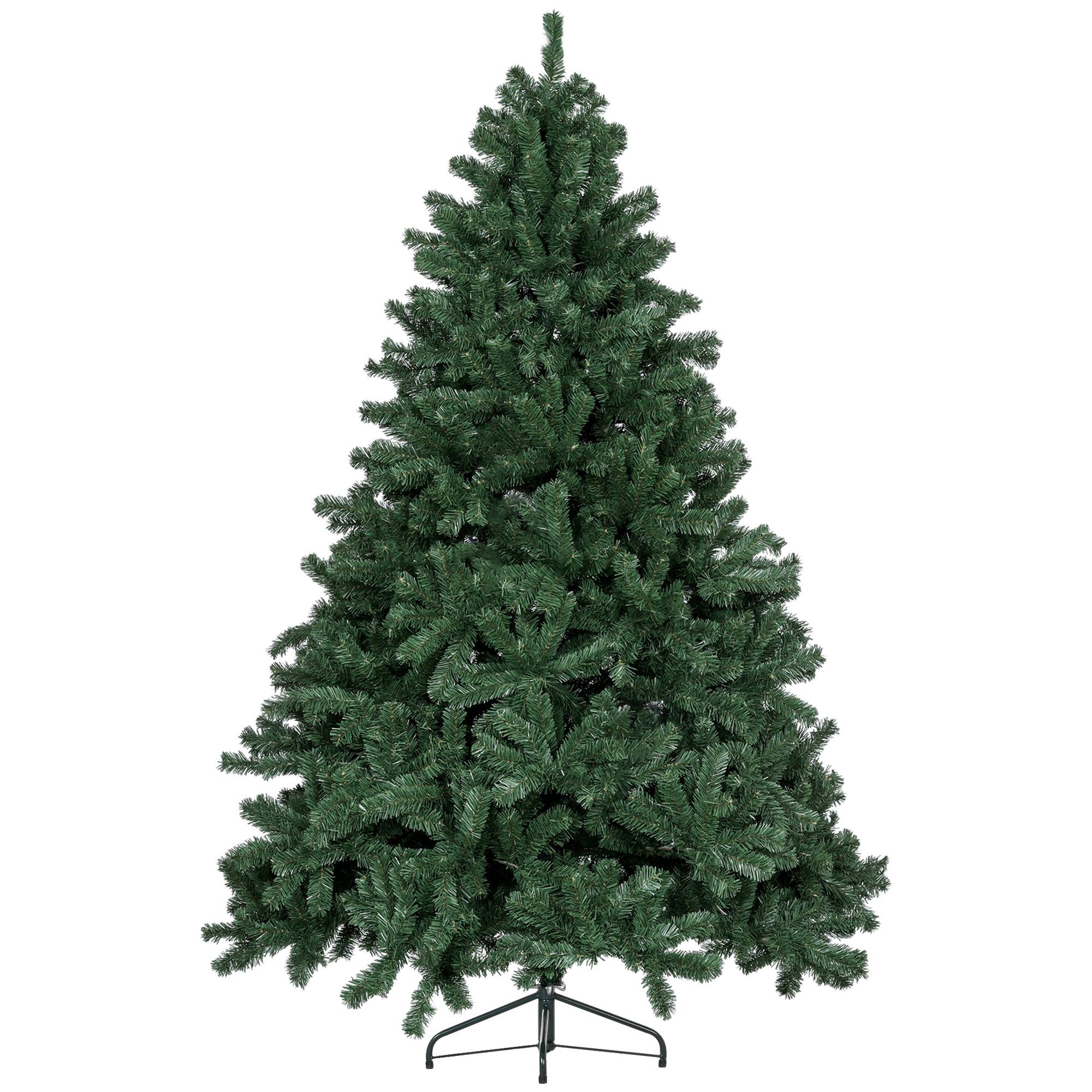 Sapin de Noël artificiel 210 arbre de Noël avec support en métal pliable, 1674 branches, décoration de Noël réaliste - Image 2