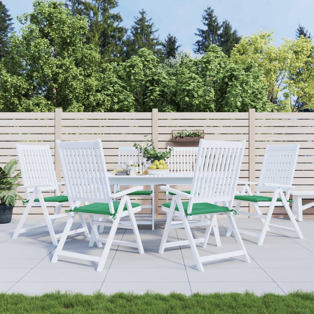 PANGIVO - Coussins de chaise jardin tissu oxford vert 50 x 50 x 4 cm - PANGIVO - Image 1