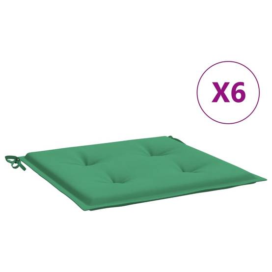 PANGIVO - Coussins de chaise jardin tissu oxford vert 50 x 50 x 4 cm - PANGIVO - Image 2