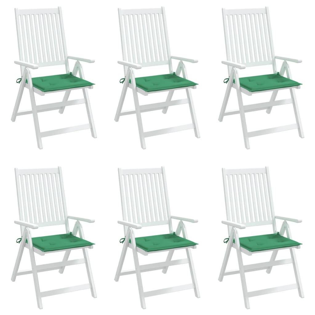 PANGIVO - Coussins de chaise jardin tissu oxford vert 50 x 50 x 4 cm - PANGIVO - Image 4