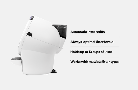 LitterHopper - Blanc, Litter-Robot 4, Whisker - Image 5