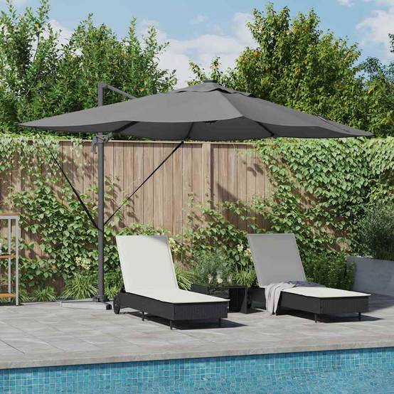 Maison Chic - Parasol de jardin | Parasol d'extérieur | Parasol Anthracite 352 x 251 x 265 cm Polyester et Aluminium Maison Chic - Image 2