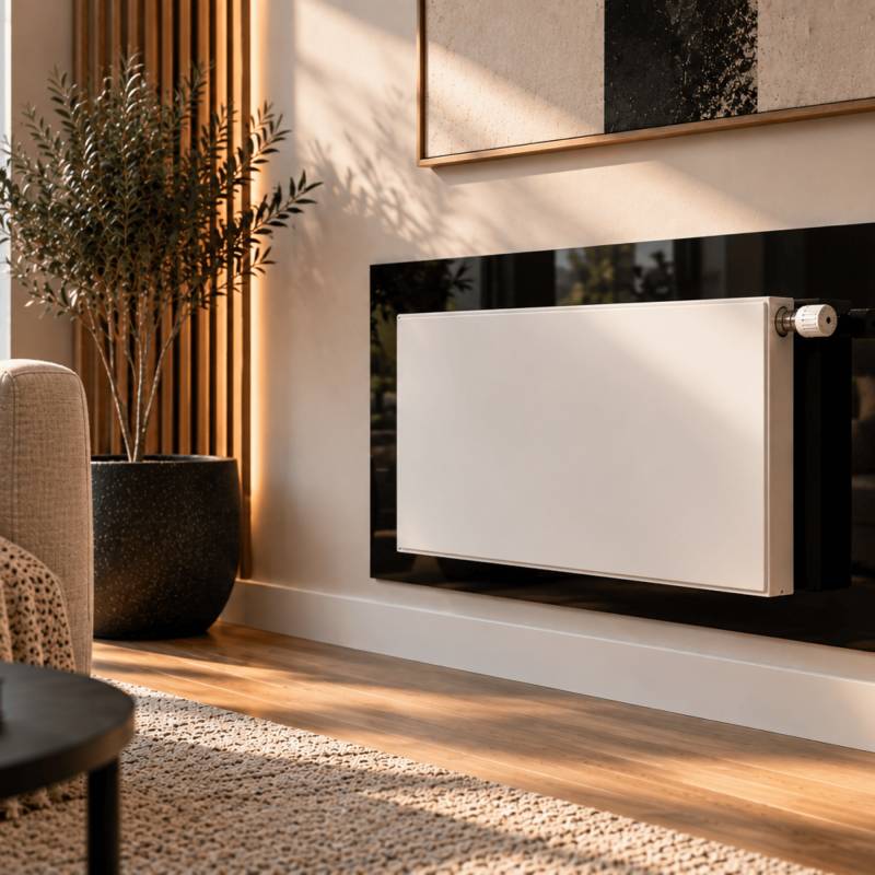 Crédence réversible alu noir brillant/mat - 3mm - 3 formats - Noir RAL 9005 - 100x200cm - Image 5