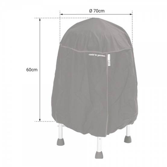 Housse pour Barbecue Boule L 70 x H 60cm rond - Image 4