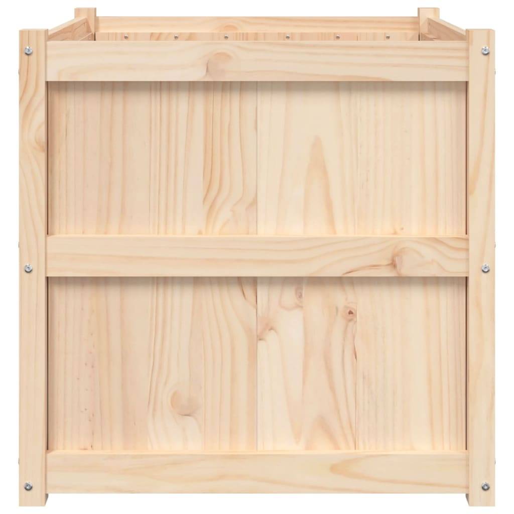 Vidaxl - Jardinière d'extérieur 70x70x70 cm bois de pin massif vidaXL 837434 - Image 7