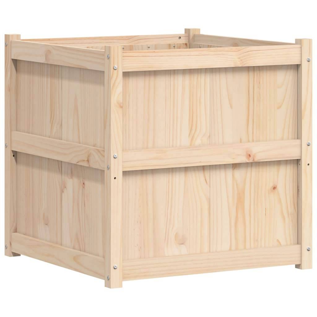 Vidaxl - Jardinière d'extérieur 70x70x70 cm bois de pin massif vidaXL 837434 - Image 2
