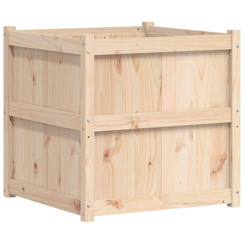 Vidaxl - Jardinière d'extérieur 70x70x70 cm bois de pin massif vidaXL 837434 - Image 8