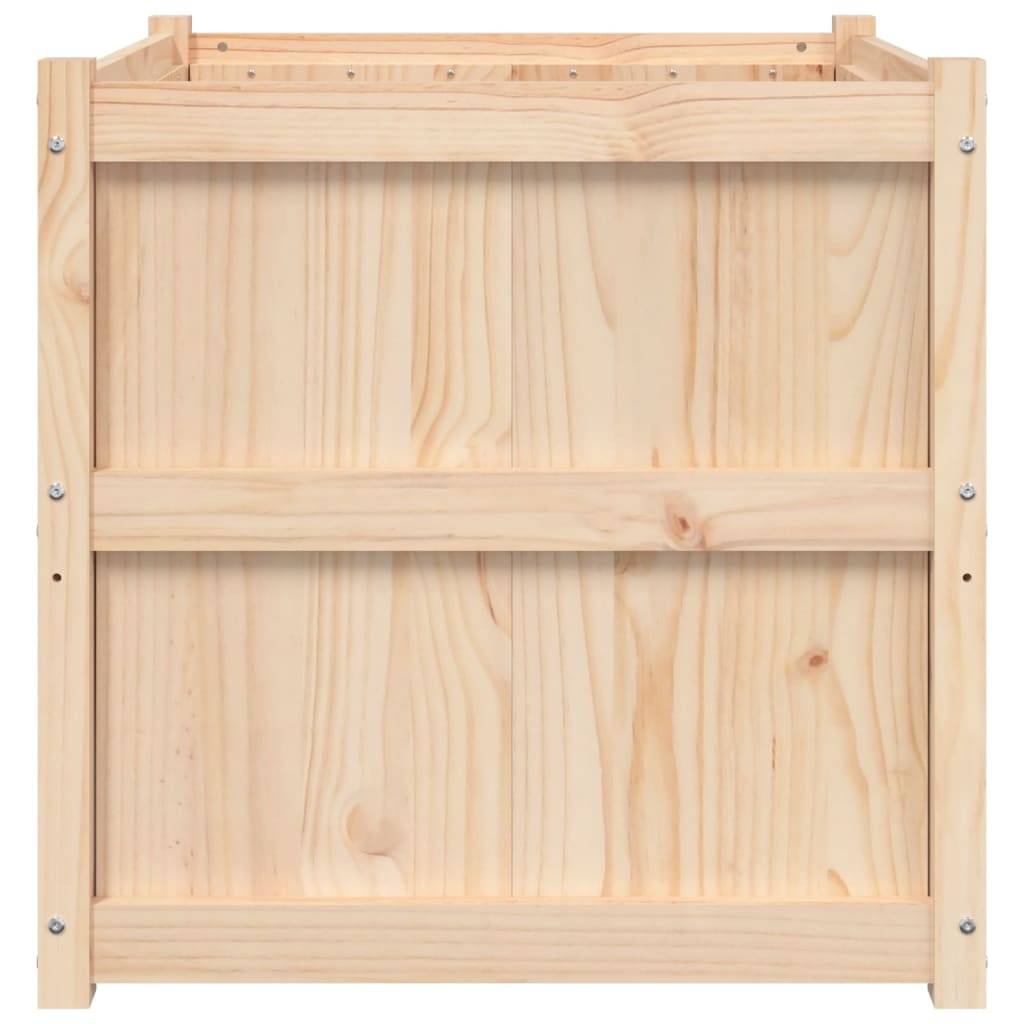 Vidaxl - Jardinière d'extérieur 70x70x70 cm bois de pin massif vidaXL 837434 - Image 6