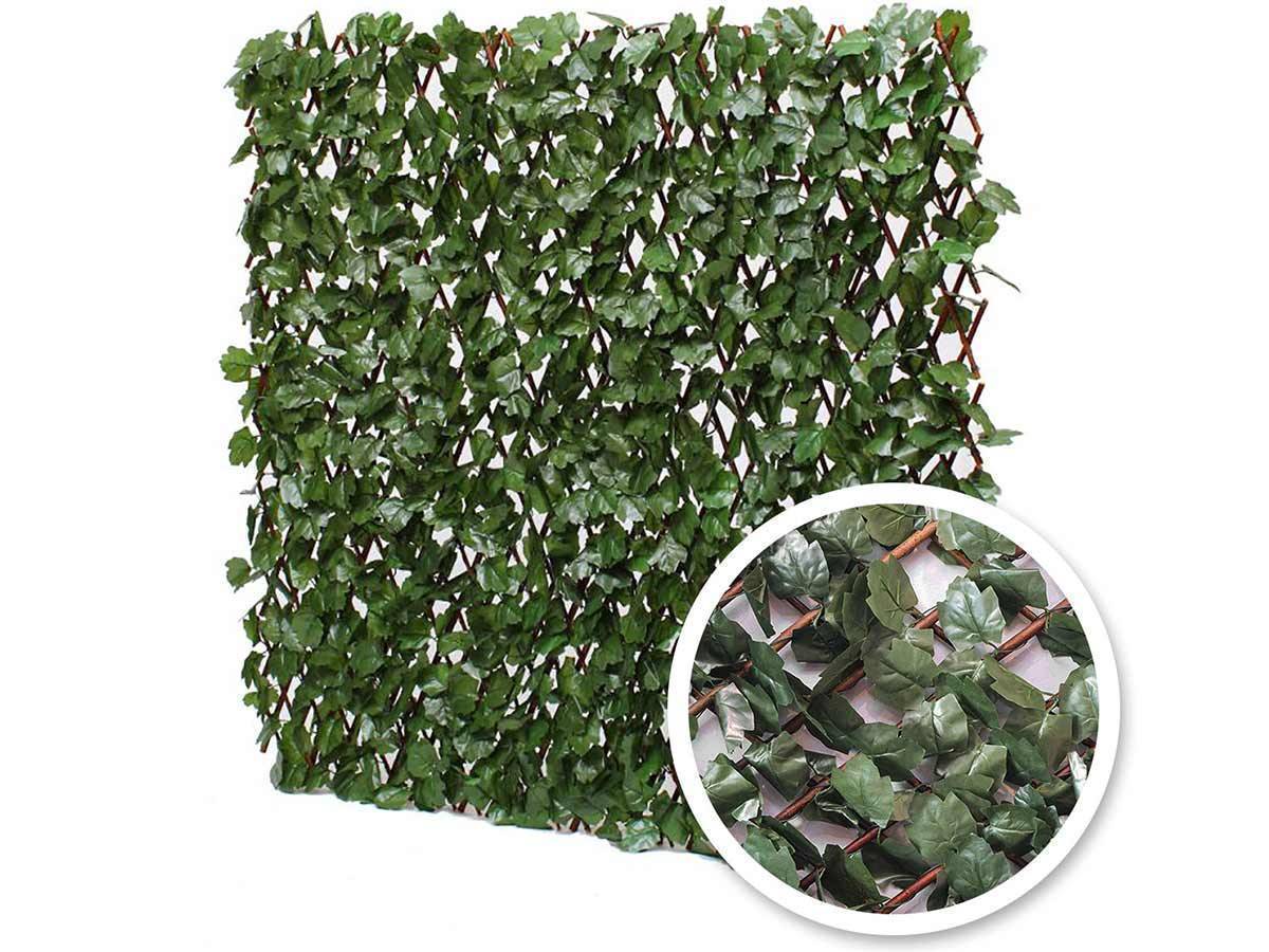 Jardideco - Treillis extensible Feuilles de Lierre 2 m (2 treillis 1 x 2 m) - Jardideco - Imagen 1