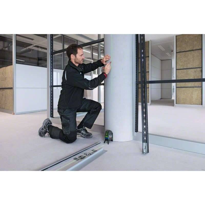 Bosch - Laser points et lignes GCL 2-15 G Professional + 3 piles 1,5V + coffret - BOSCH - 0601066J00 - Imagen 5