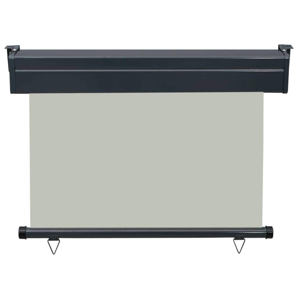 Helloshop26 - Auvent latéral de balcon 100 x 250 cm gris - Imagen 4