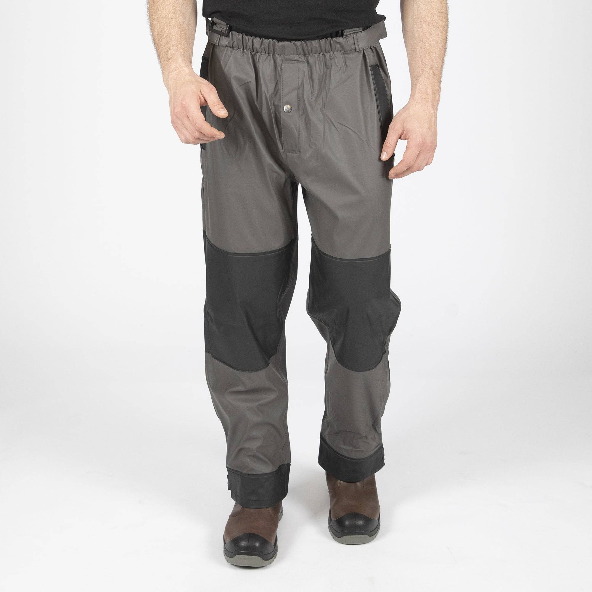 taille xl - piranha - pantalon de pluie de travail - 9223 gris , noir - Image 1