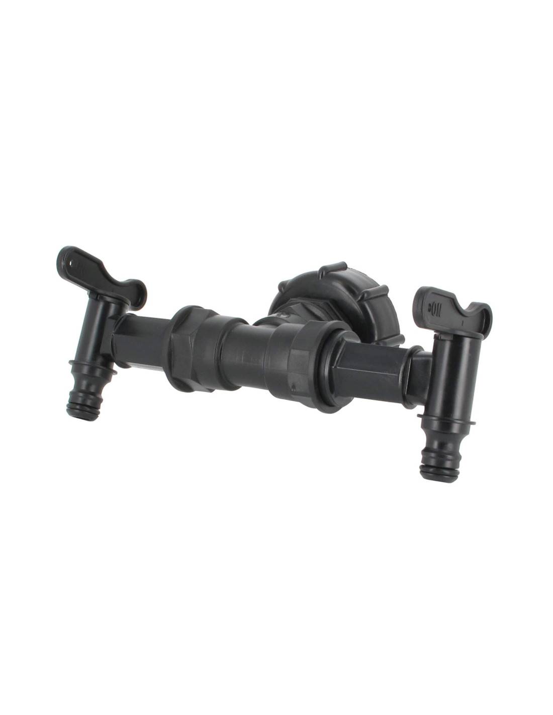 Raccord cuve eau S60X6 - 2 Robinets avec Nez (type Gardena) - Imagen 1