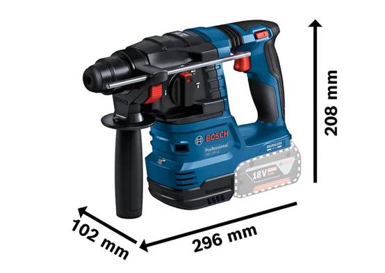 Bosch - Perforateur SDS - PLUS GBH 18V-22 - BOSCH - Sans batterie, ni chargeur - L-Boxx - 611924001 - Image 3
