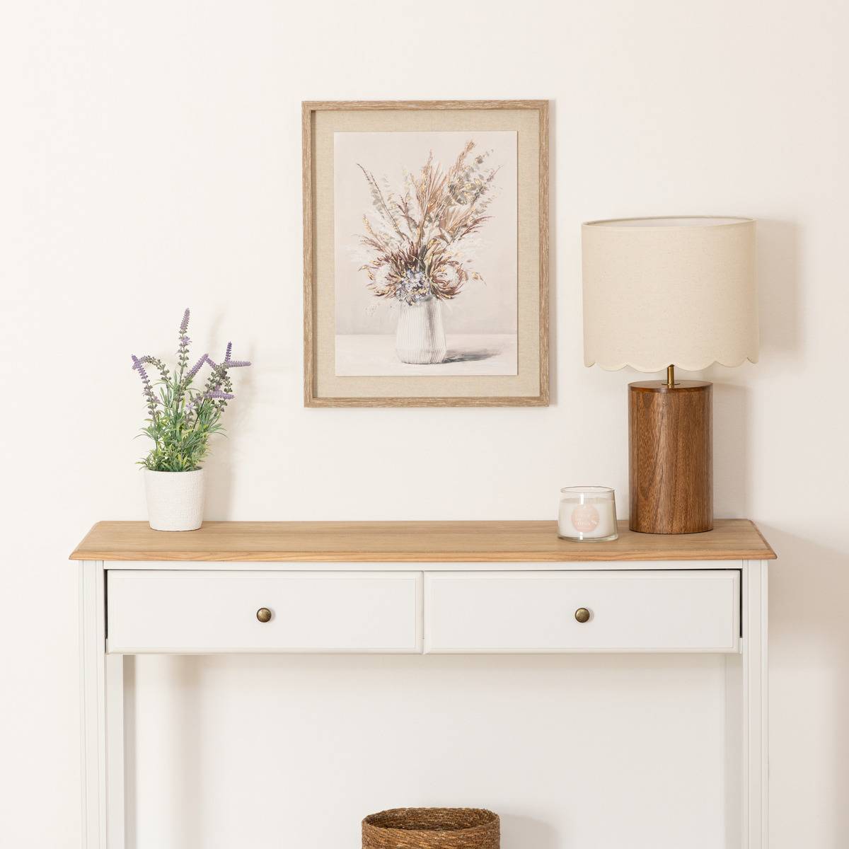 Atmosphera - Toile imprimée "Tiana" 40x50cm beige - Atmosphera Créateur d'intérieur - Imagen 1