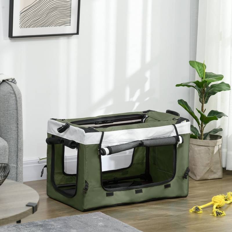 PANGIVO - Poussette pour chien et chat polyester vert foncé 81 x 58 x 97.5 cm - PANGIVO - Image 8