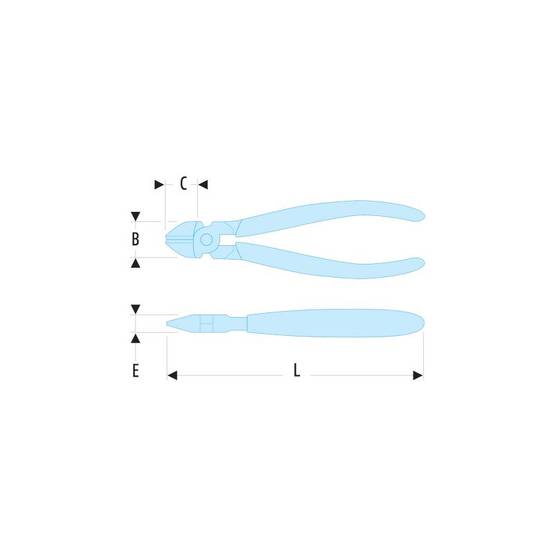 Pince micro coupante axiale FACOM 120 mm - 405.12 - Image 2