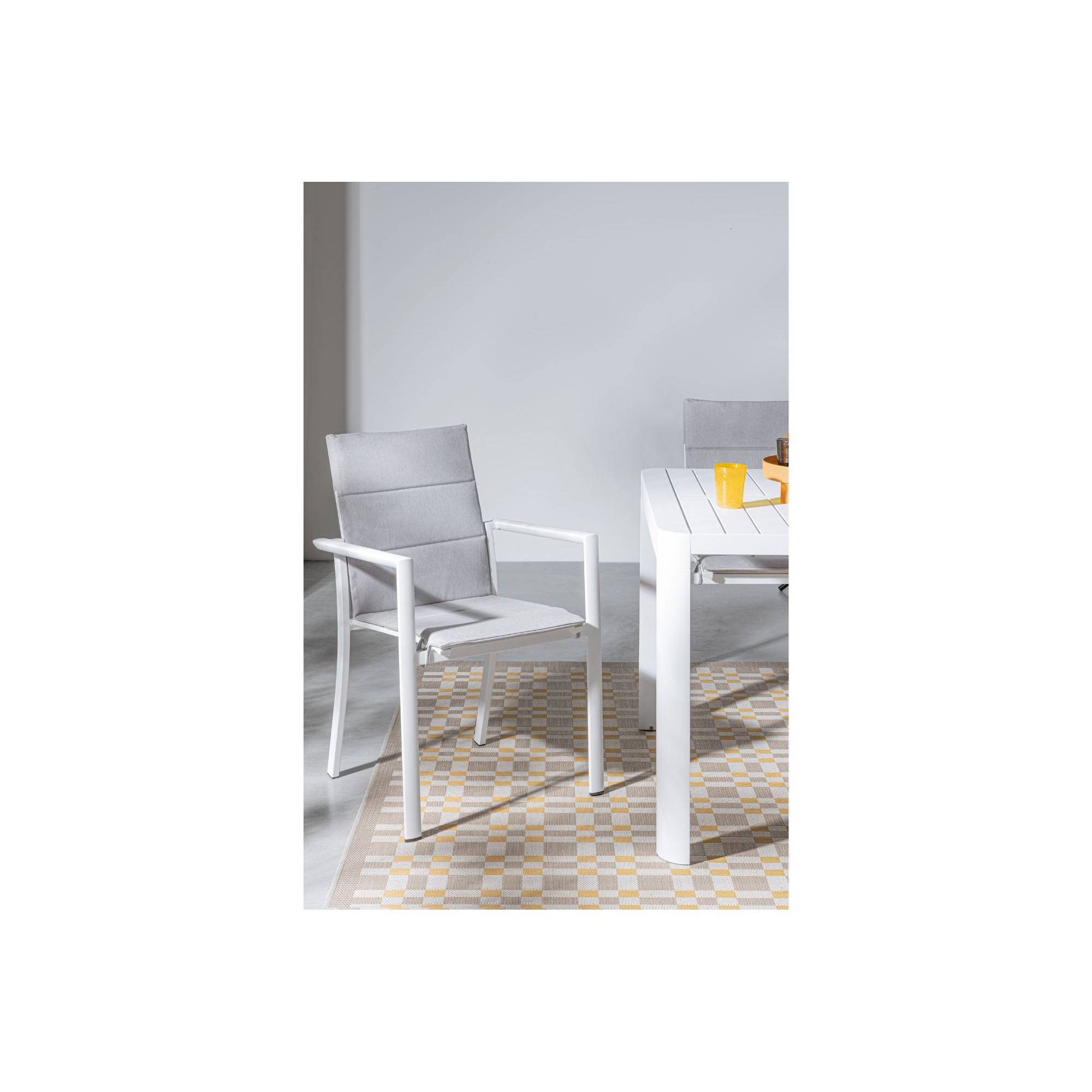 Autre - Coussins pour chaise de jardin en toile (lot de 4) - CASSIS - Imagen 4