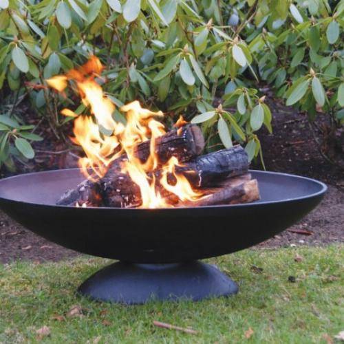 Esschert Design - Vasque à feu ovale en fonte - chaleur et style au jardin - Imagen 1