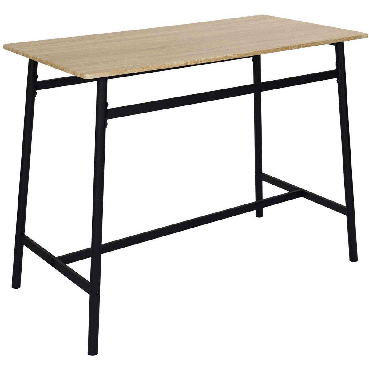 The Home Deco Factory - Table mange debout en bois et métal Loka - Image 1