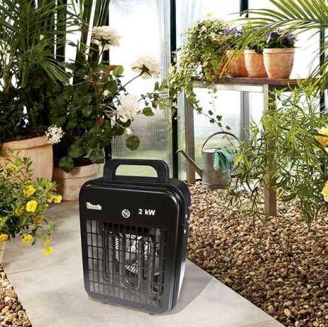 Vitavia - Chauffage électrique pour serre avec thermostat 2 kW - Image 3