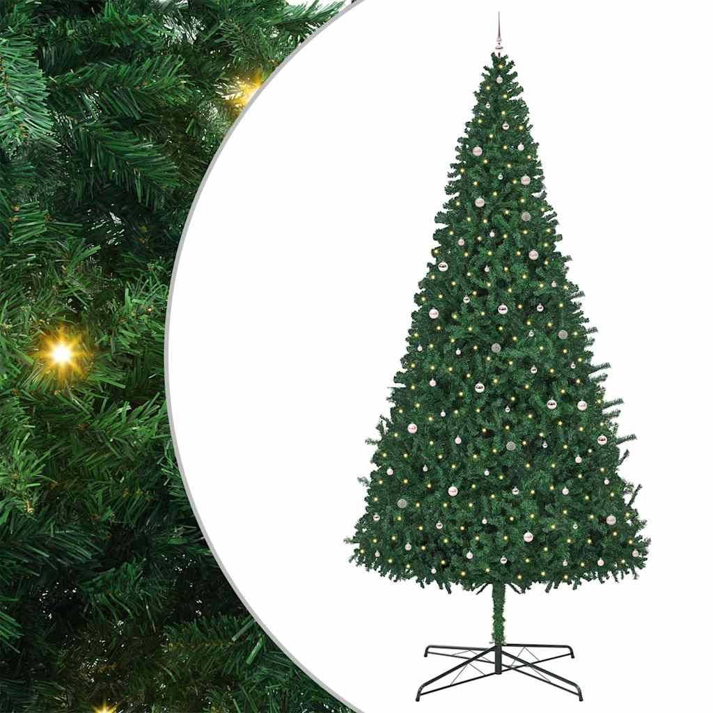 ComfortXL - Très Grand Sapin de Noël Artificiel 4m, Lumineux et Entièrement Décoré Vert – ComfortXL Outdoor Living - Image 2