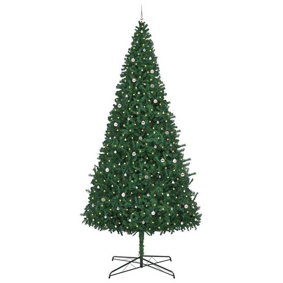 ComfortXL - Très Grand Sapin de Noël Artificiel 4m, Lumineux et Entièrement Décoré Vert – ComfortXL Outdoor Living - Image 3