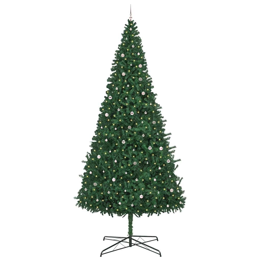 ComfortXL - Très Grand Sapin de Noël Artificiel 4m, Lumineux et Entièrement Décoré Vert – ComfortXL Outdoor Living - Image 3