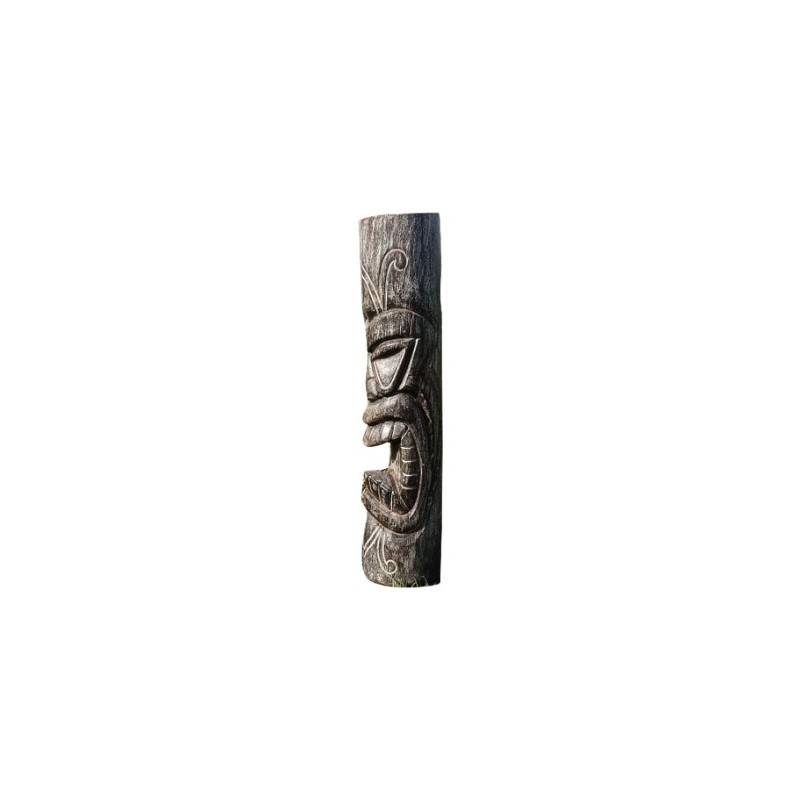 Jardinex - Statue Tiki totem Mauri cendré 100 cm - Gris 100 cm - Jardinex - Imagen 2