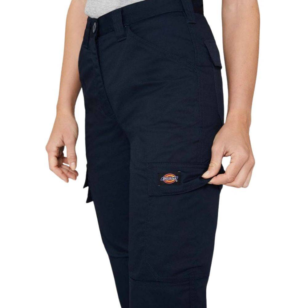 Pantalon de travail Femme multipoche Dickies EVERYDAY FLEX Bleu Marine 40 - Image 3