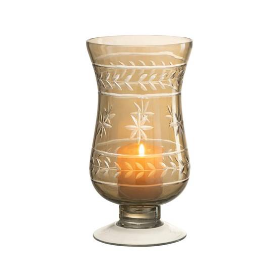 Vase Tige Étoile "Anastasia" 22cm Greige - Image 2