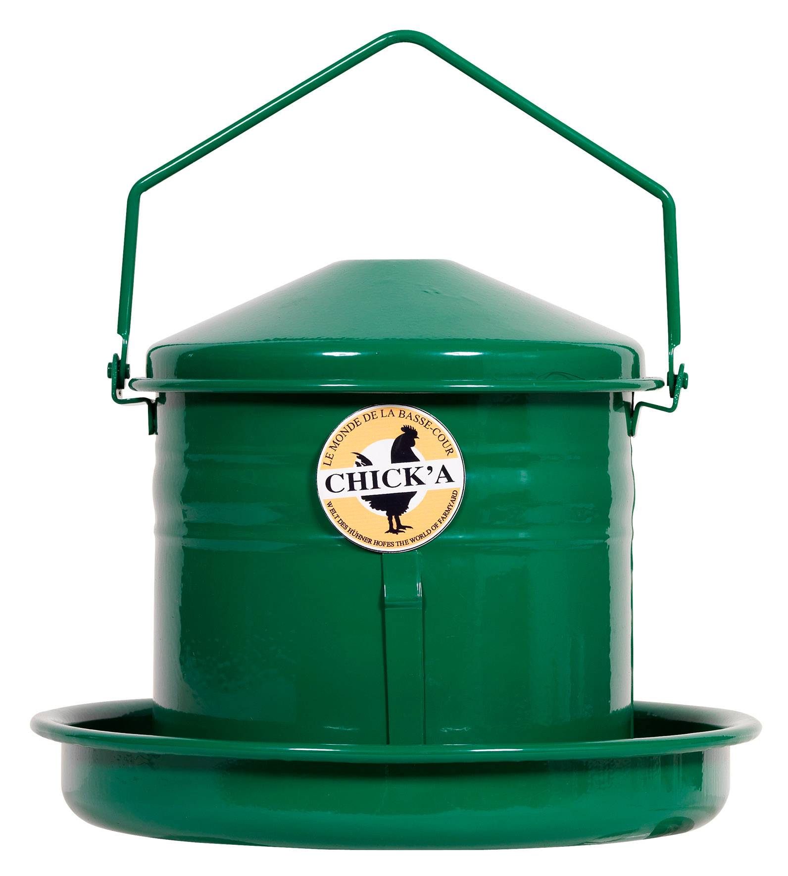 Chick'a - Alimentador tolva esmaltado con cremallera 3 L