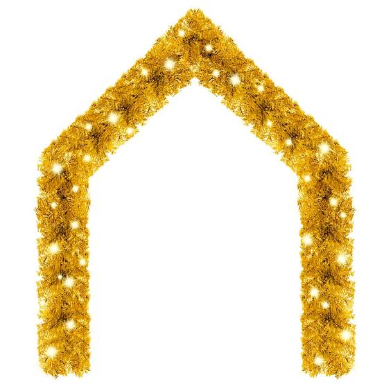 Guirlande de Noël Lumineuse PVC Décoration Scintillante 150 LED Doré 10 m – ComfortXL Outdoor Living - Image 3