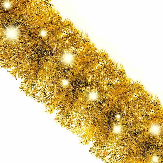 Guirlande de Noël Lumineuse PVC Décoration Scintillante 150 LED Doré 10 m – ComfortXL Outdoor Living - Image 6