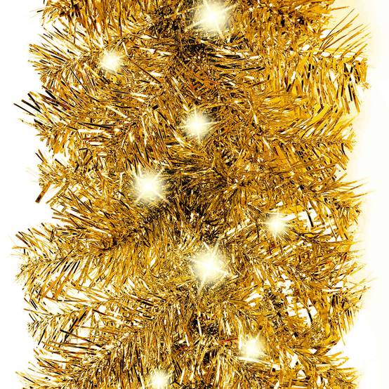 Guirlande de Noël Lumineuse PVC Décoration Scintillante 150 LED Doré 10 m – ComfortXL Outdoor Living - Image 4