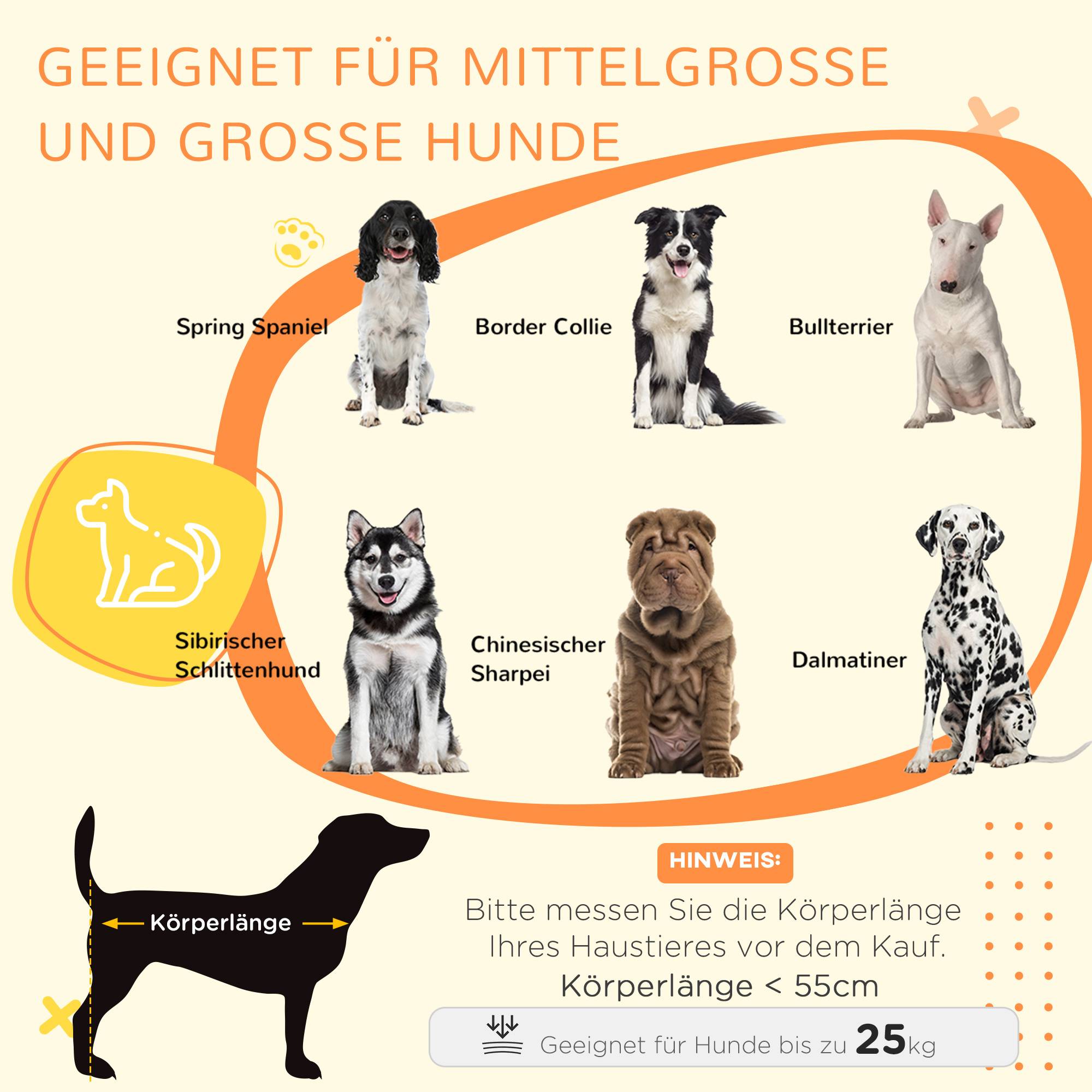Cage pour chien avec coussin, 2 verrous, portes doubles, gris, 90 x 58 x 65 cm - PANGIVO - Image 4