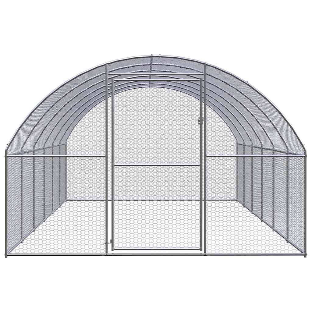 Vidaxl - Poulailler d'extérieur 3x6x2 m Acier galvanisé vidaXL 3095465 - Image 2