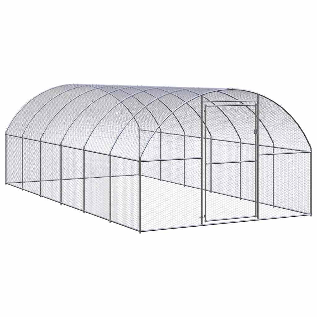 Vidaxl - Poulailler d'extérieur 3x6x2 m Acier galvanisé vidaXL 3095465 - Image 1