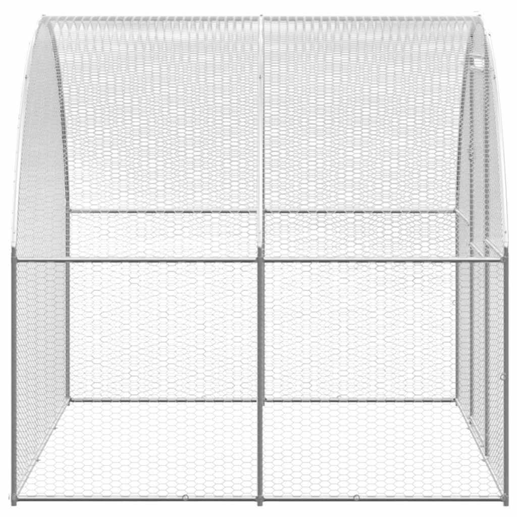 Vidaxl - Poulailler d'extérieur 3x6x2 m Acier galvanisé vidaXL 3095465 - Image 7