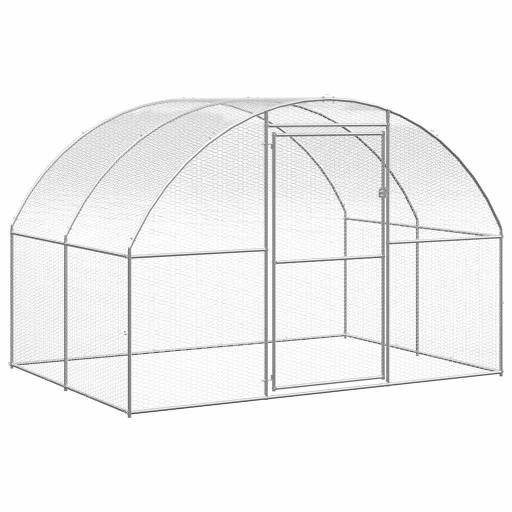 Vidaxl - Poulailler d'extérieur 3x6x2 m Acier galvanisé vidaXL 3095465 - Image 5